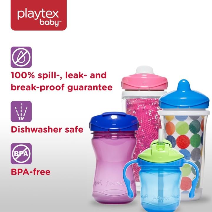 Playtex Baby Sipsters PAW Patrol graphics appeal to kids during hydration moments.