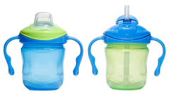 Playtex Baby Sipsters Stage 1 blue cup with removable handles for easy gripping