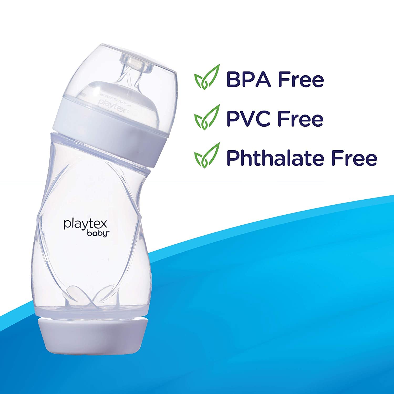 Playtex Baby Ventaire Naturalatch nipple helps latch and easy bottle switching.
