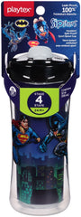 Playtex Sipsters Stage 4 insulated cup keeps drinks cooler longer during car rides.