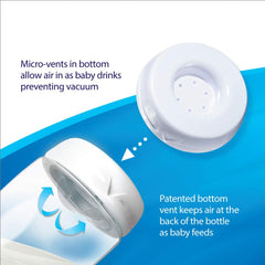 Playtex VentAire bottle features Naturalatch nipple for easy latch.