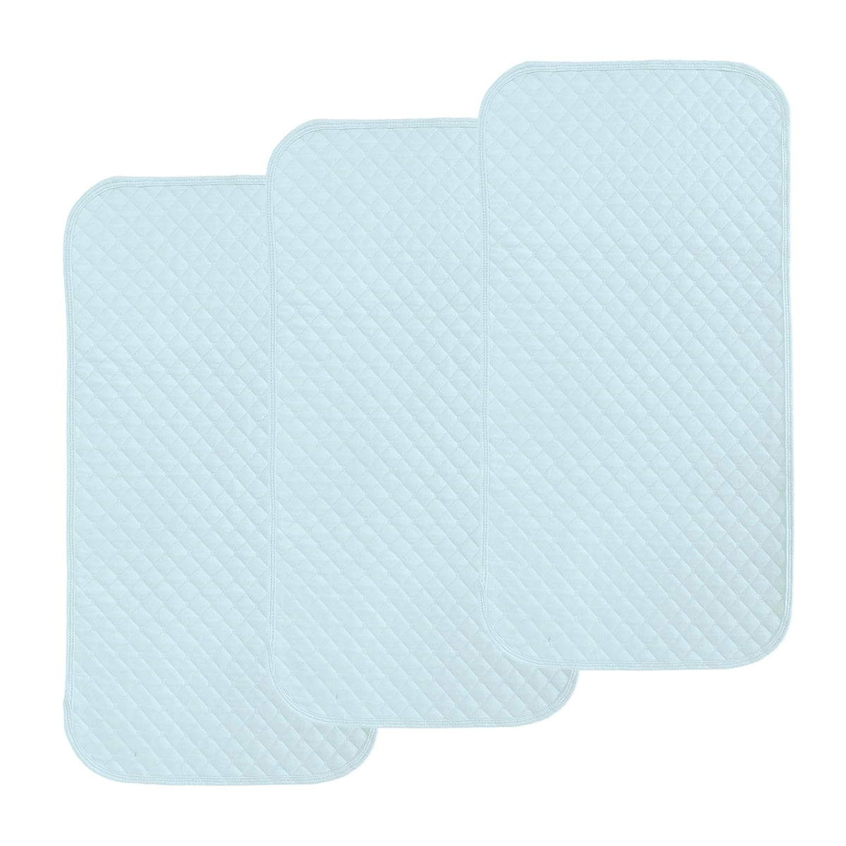 Pleasant Boulevard changing pad blue on-the-go surface for easy diaper changes