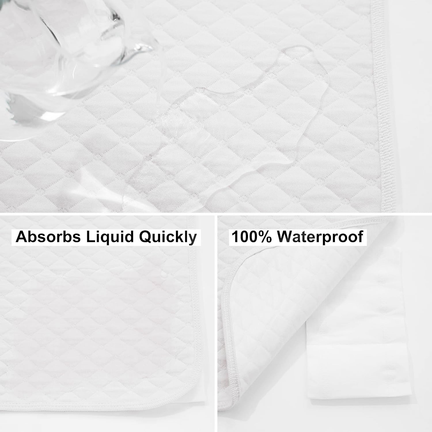 Pleasant Boulevard changing pad liner being washed and air-dried for reuse