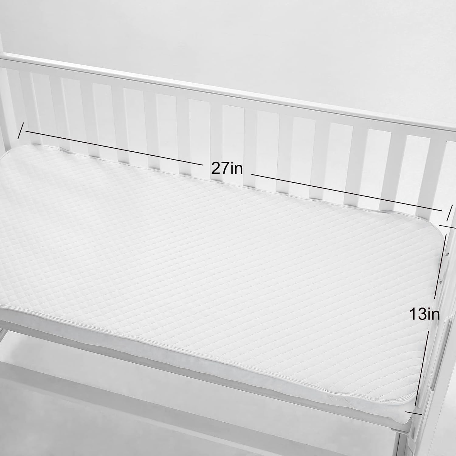 Pleasant Boulevard changing pad liner white packaging ready for travel