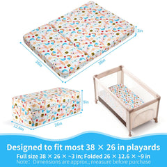PlentiVive Trifold Mattress soft side for toddlers delivers cooling comfort