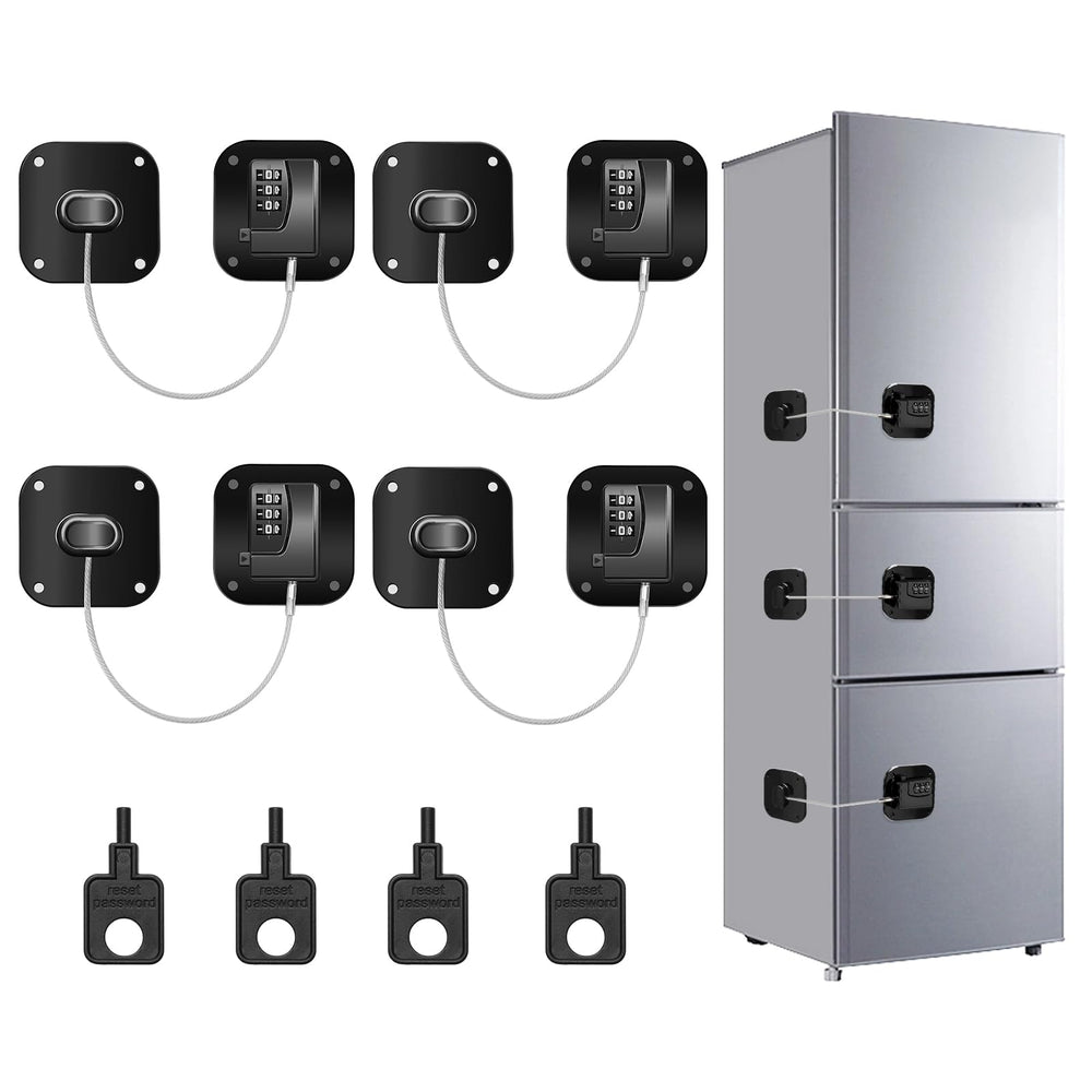 Pletpet fridge lock digital password closeup for secure access.