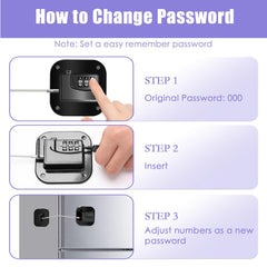 Pletpet fridge lock four-pack highlights versatile use on multiple appliances.