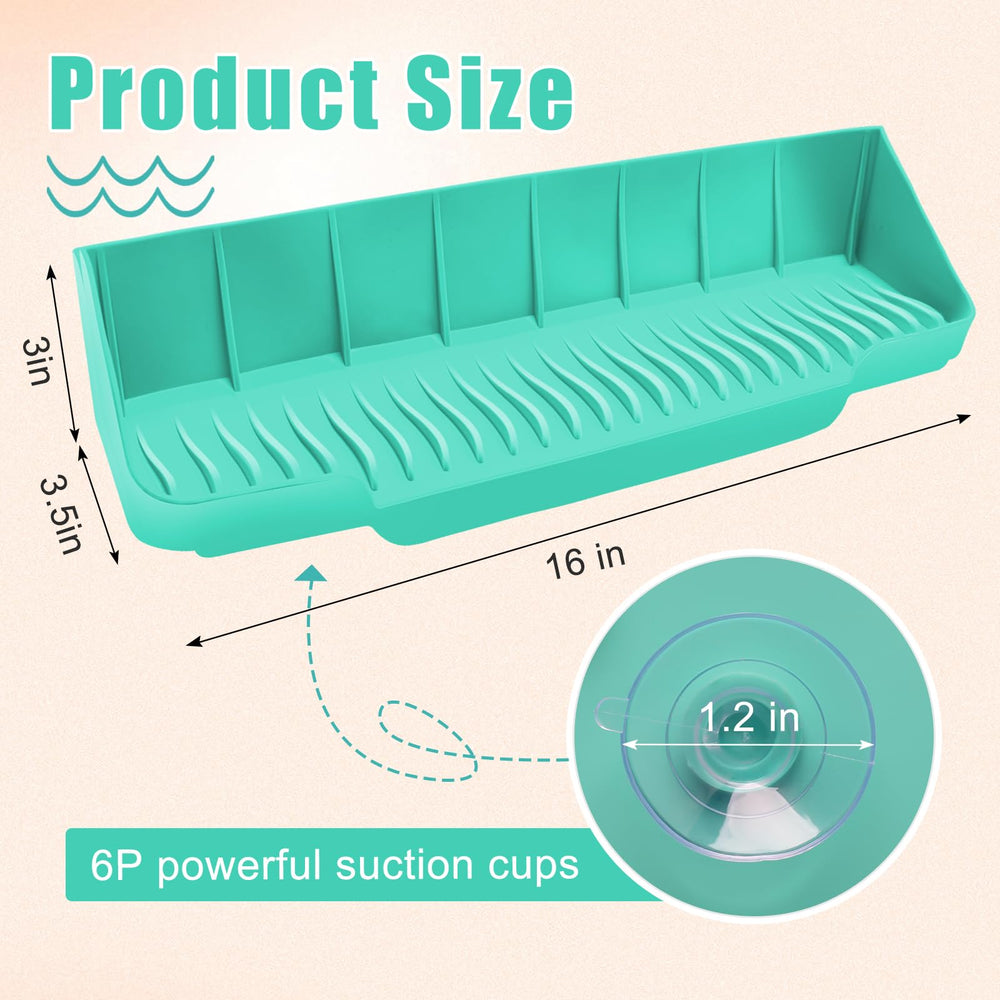 Pletpet Upgrade Splash Guard with six suction cups for secure tub mounting.