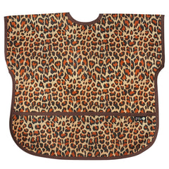 Plie waterproof baby bib closeup shows BPA-free fabric gentle on skin and easy to wipe