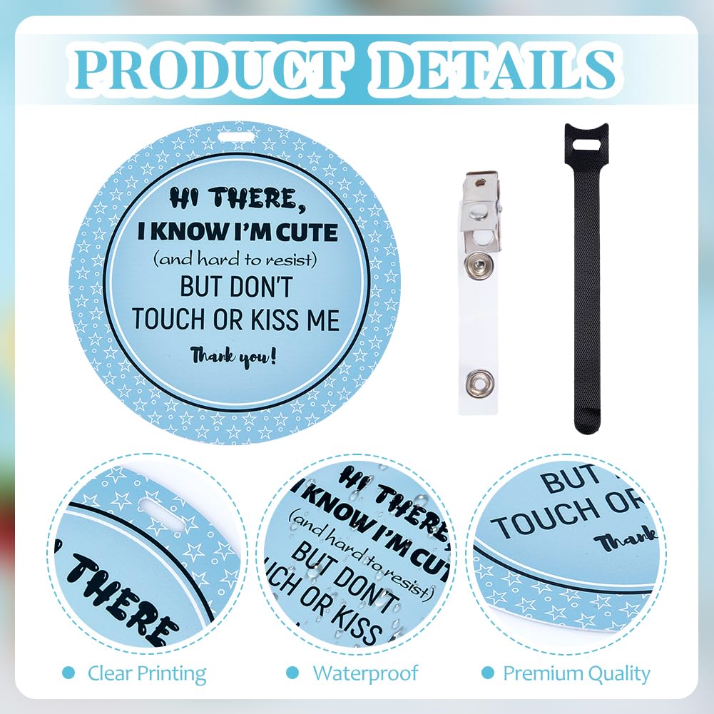 PLIGREAT baby carrier no touch sign hanging for easy setup