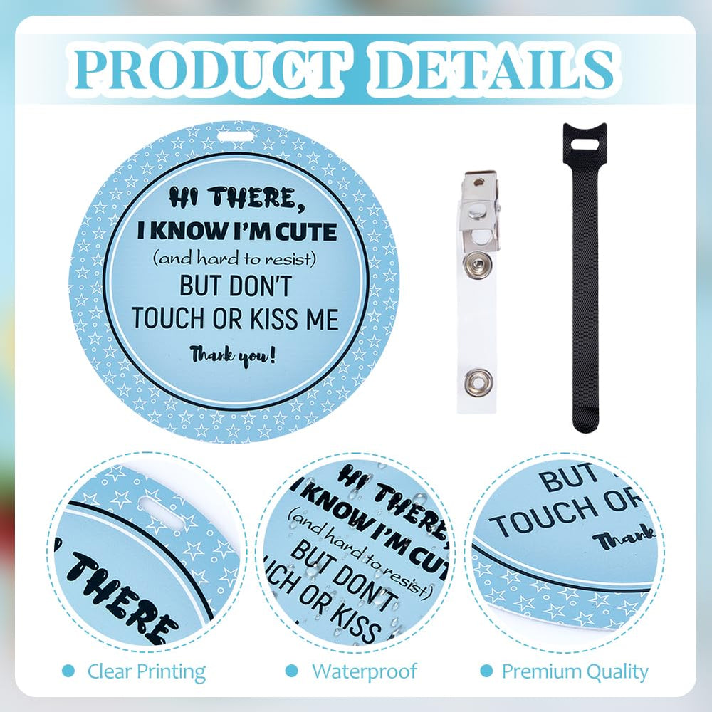 PLIGREAT baby carrier no touch sign hanging for easy setup