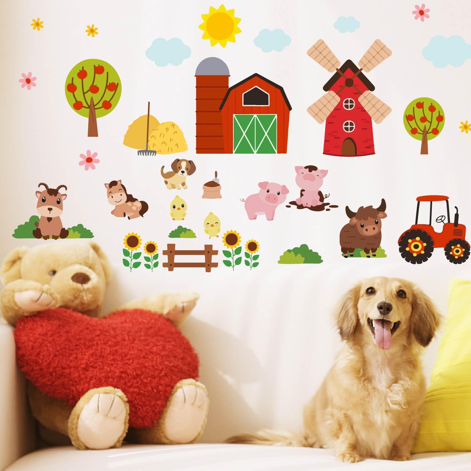 PLIGREAT waterproof vinyl wall sticker with colorfast finish for durable surfaces.