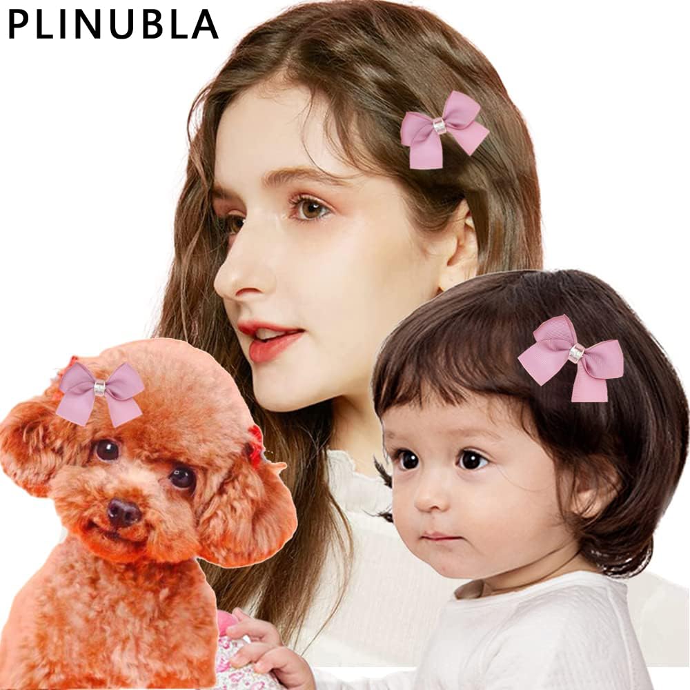 PLINUBLA assorted hair bows with alligator clips for quick, stay-put styling during activities.