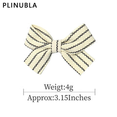 PLINUBLA little girls barrettes bow clip adds charm to party outfits and family photos.