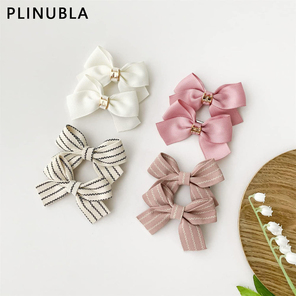 PLINUBLA non-slip clip bow provides a secure, lightweight hold for active kids.
