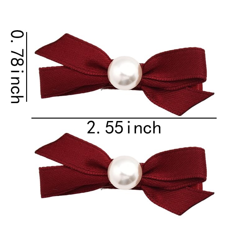 Pliwcas mini Christmas bows festive toddler hair accessory