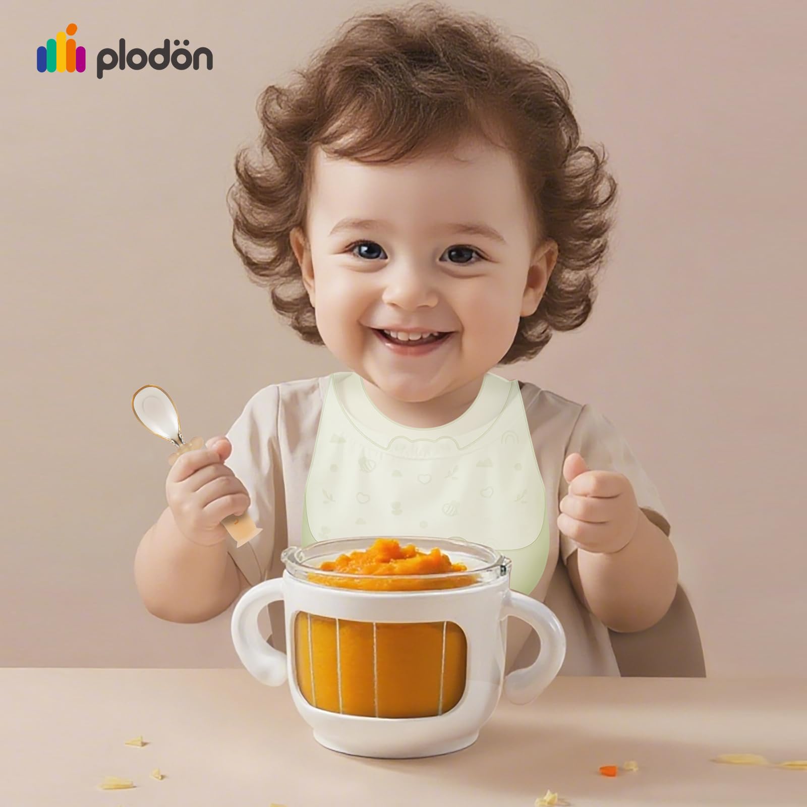Plodon 8-blade stainless-steel shaft blending ingredients smoothly.