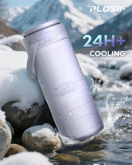 PLOSIF 22oz capacity breast milk cooler with dual BPA-free bottles