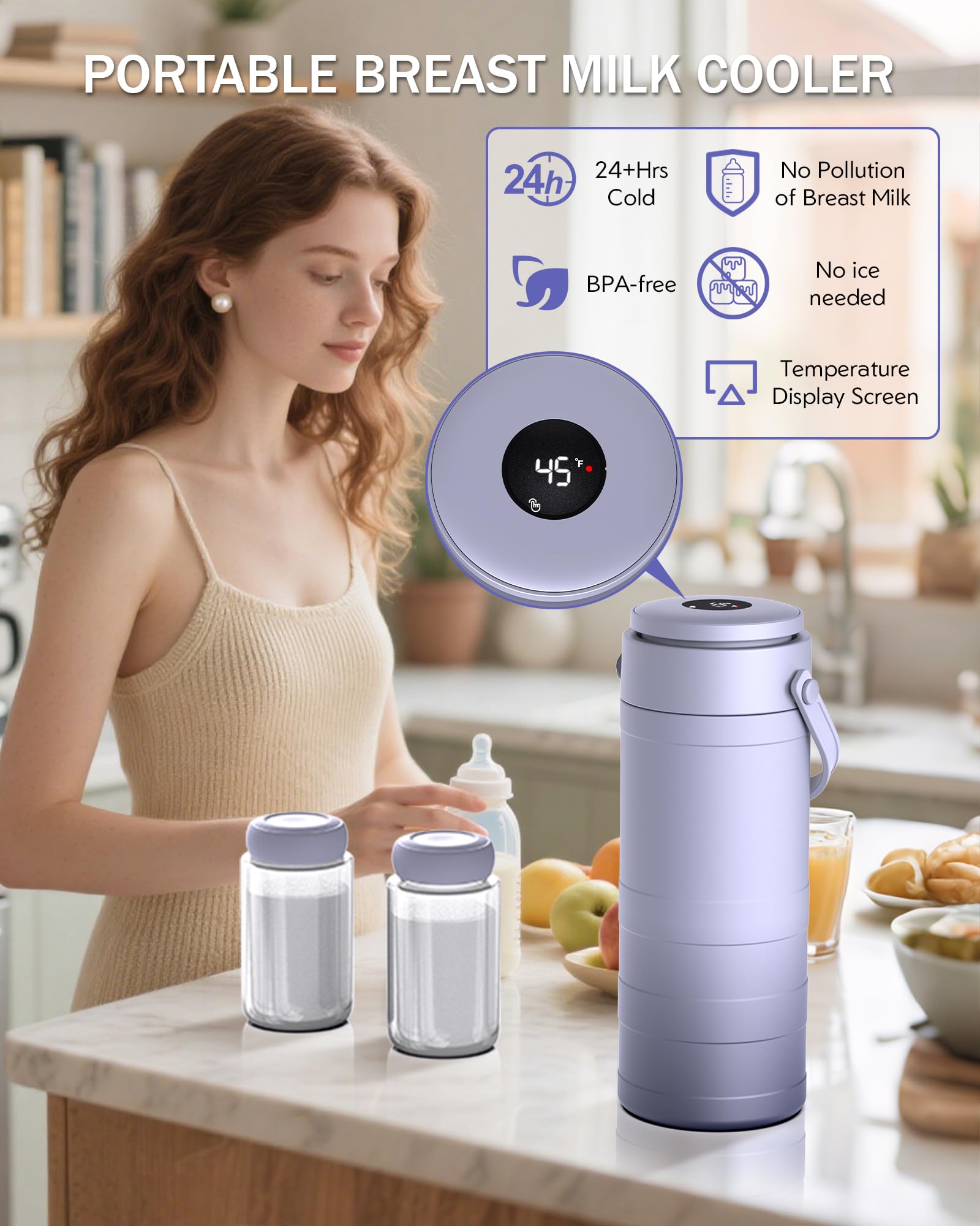 PLOSIF 360° cooling tubes keep milk cold for up to 24 hours