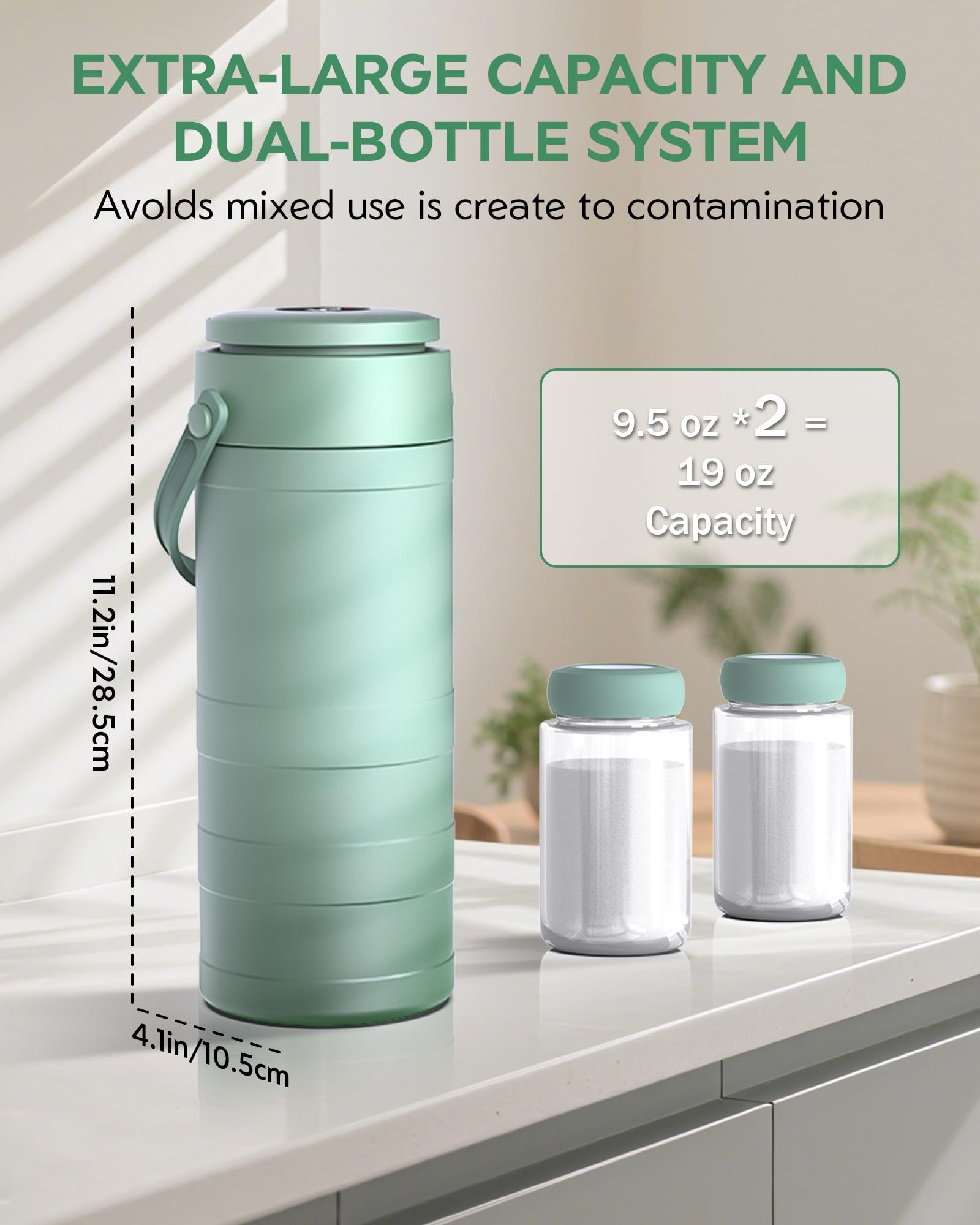 PLOSIF 22oz capacity keeps more milk ready for feeds