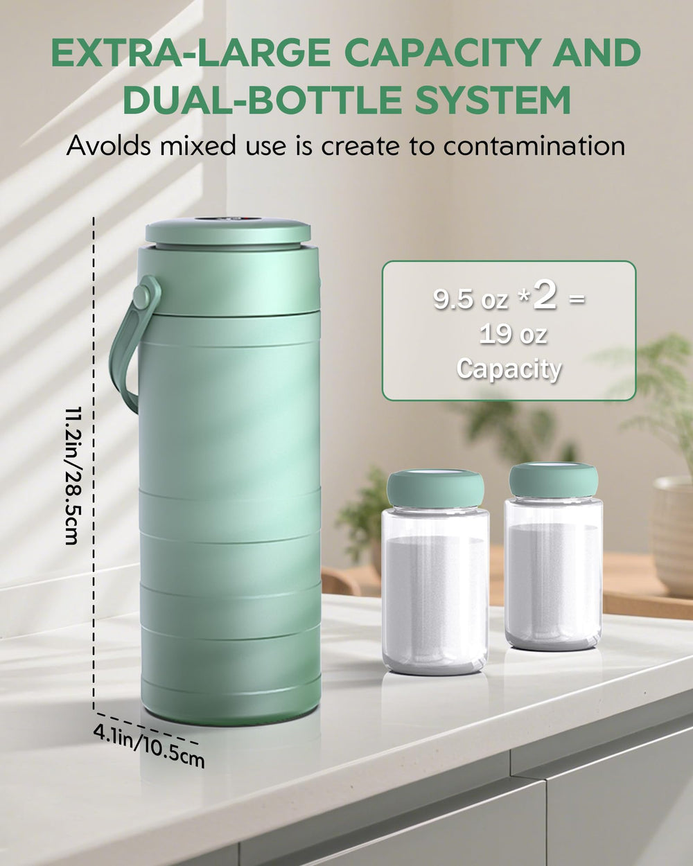 PLOSIF 22oz capacity keeps more milk ready for feeds