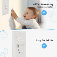 PLUGTUL durable ABS plastic outlet covers resist wear and tear