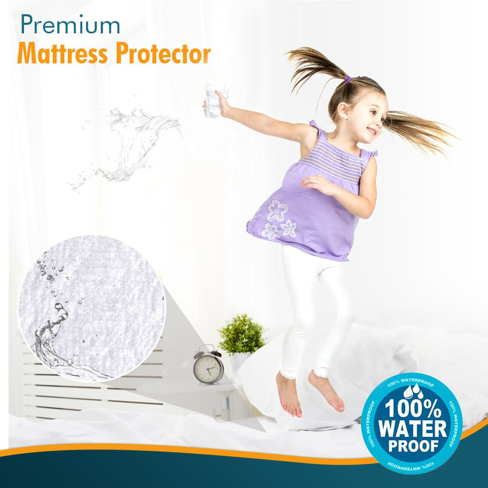 PlushDeluxe waterproof membrane blocks spills for a clean, protected crib surface.