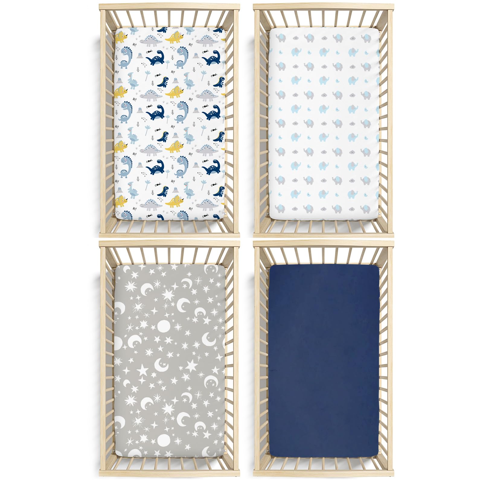 Plushii machine-washable crib sheet cleans easily for busy parents.