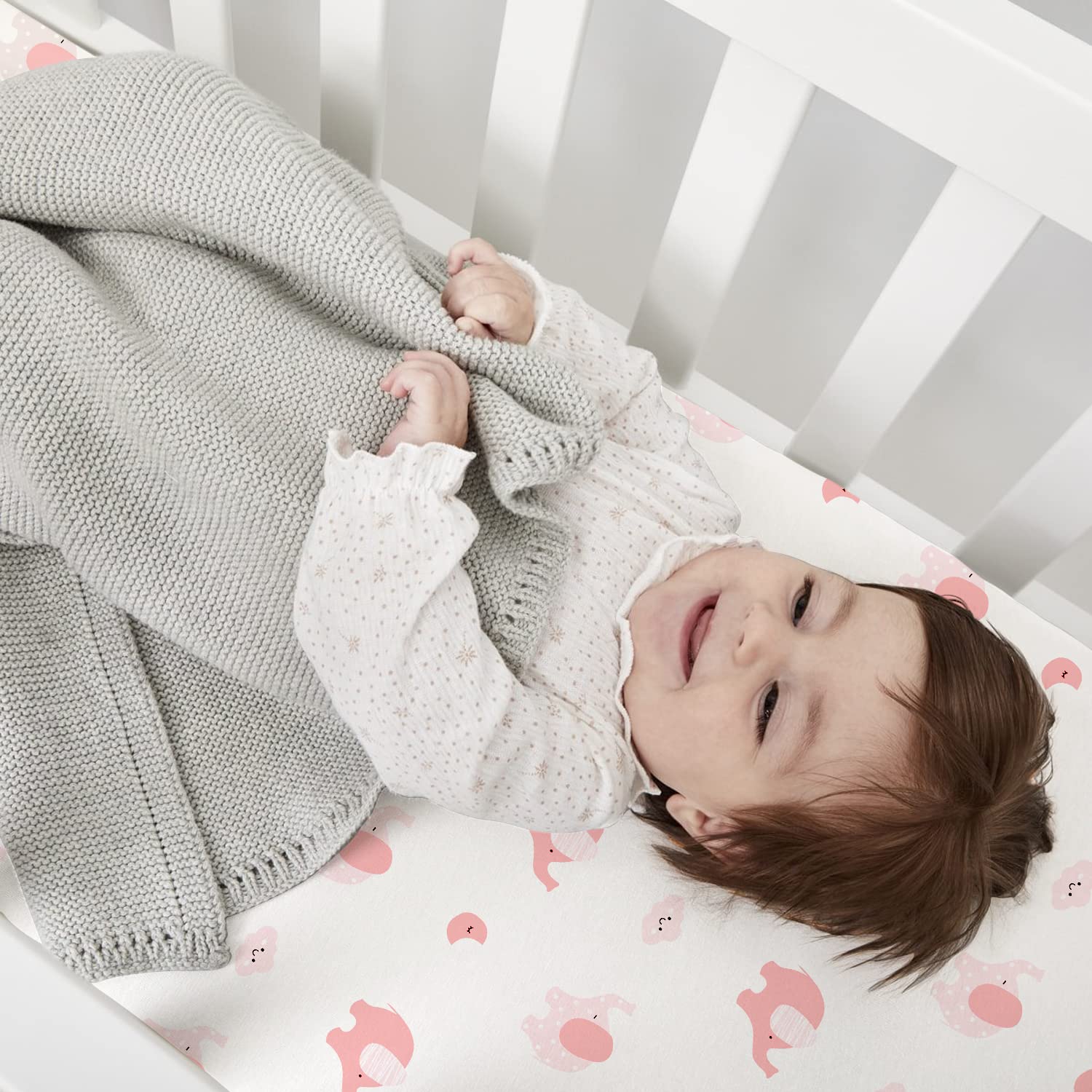 Plushii 28x52 fit ensures snug coverage on standard cribs and toddler mattresses.