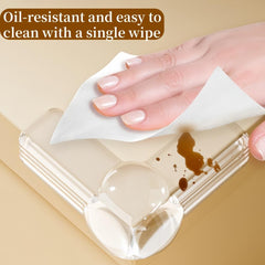 Corner protector compatibility across wood, plastic, glass, and metal with PlusOxsteel