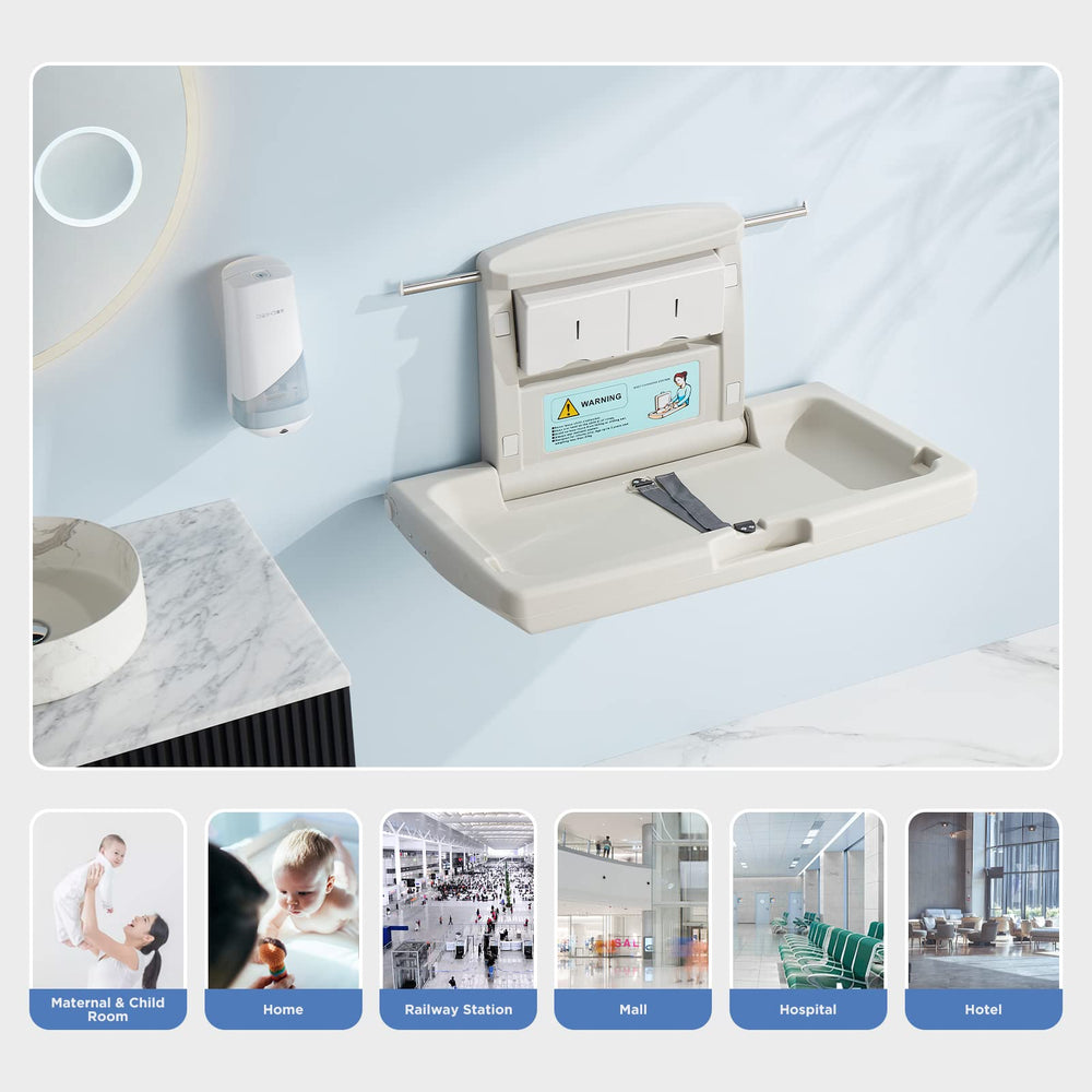 PLUSSEN X1001 wall-mount design suitable for commercial restrooms
