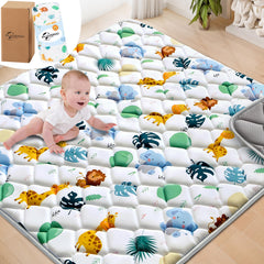 PLUUSHUU baby play mat folded compact for on-the-go use
