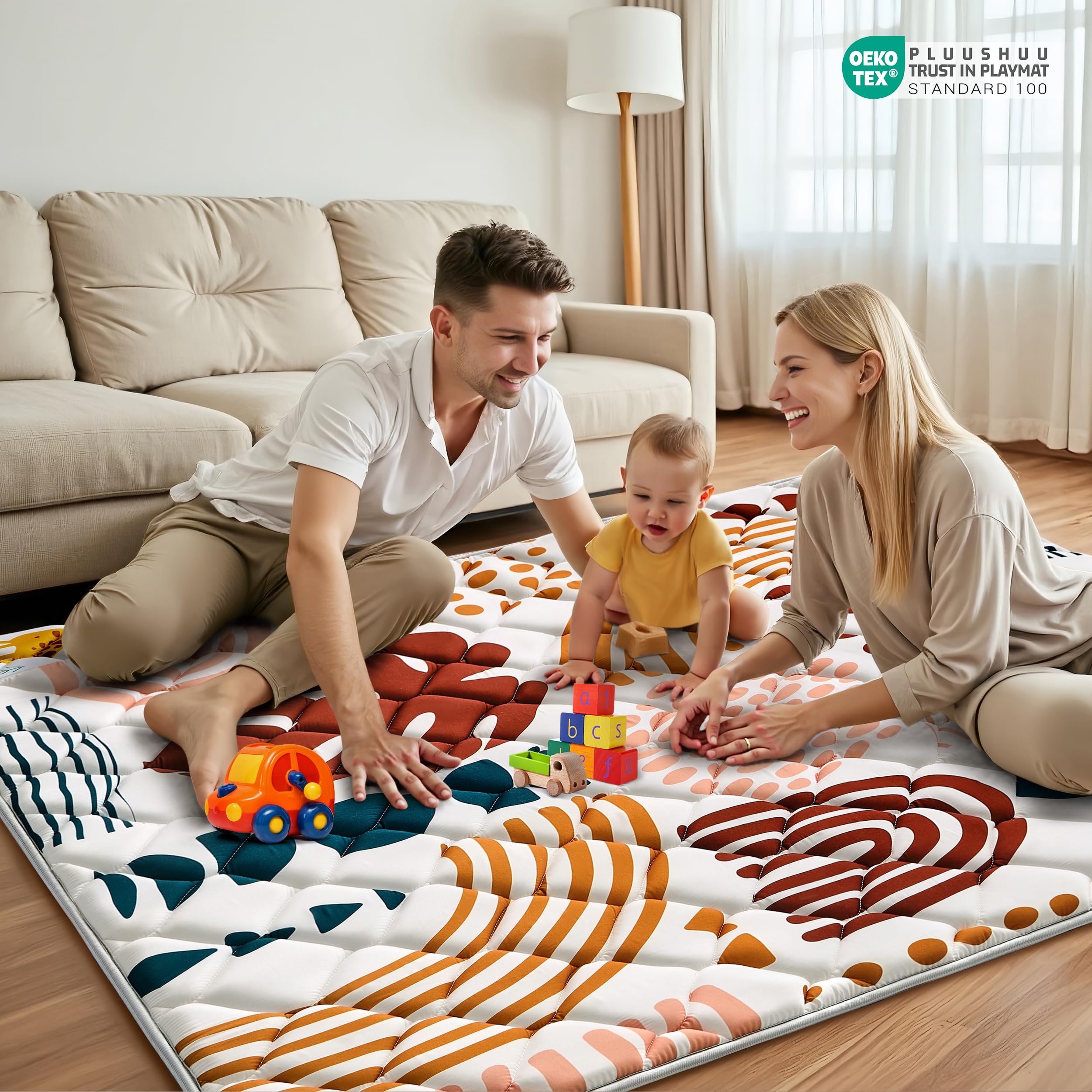 PLUUSHUU perfect for tummy time and early crawling experiences