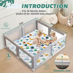 PLUUSHUU white-green 3D animal prints spark sensory exploration