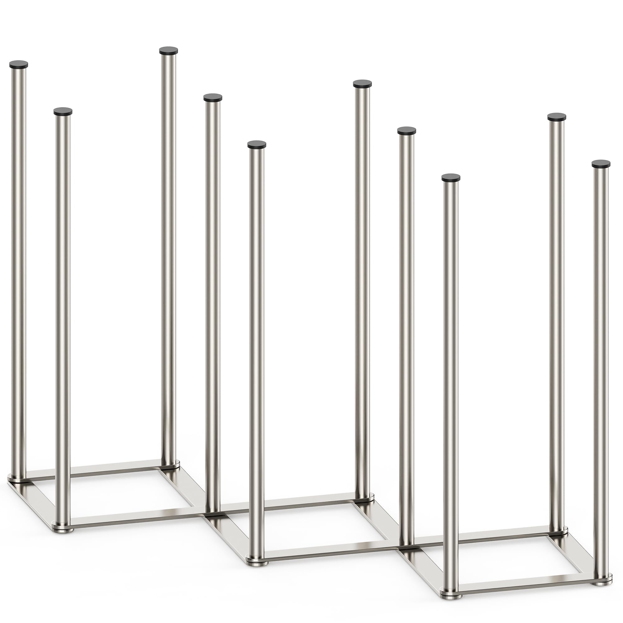 PLUVON foldable-drying-rack folded saves space for compact kitchen storage.