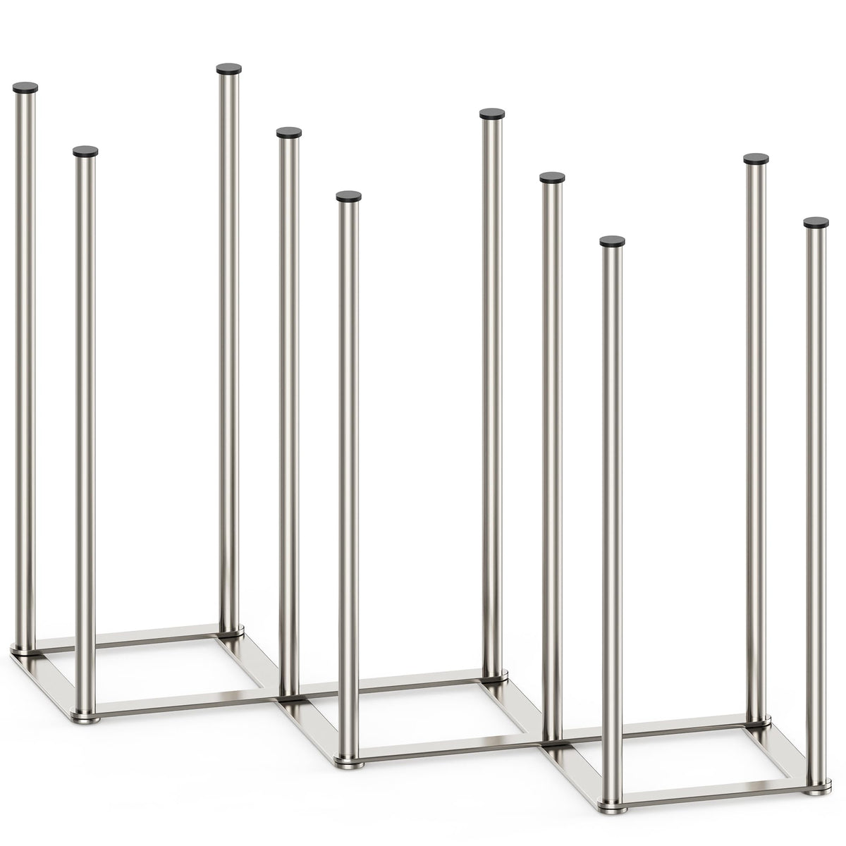 PLUVON foldable-drying-rack folded saves space for compact kitchen storage.