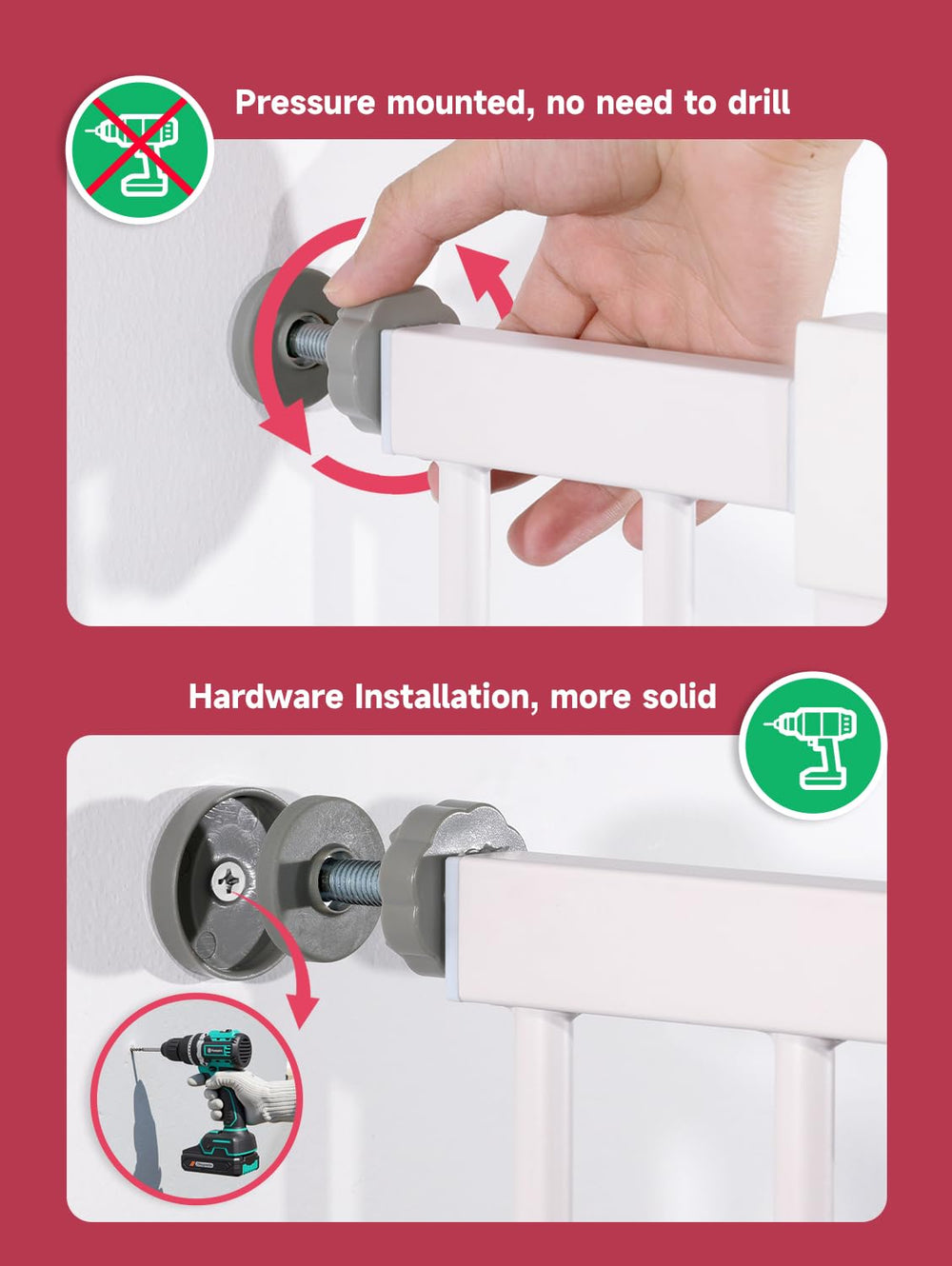 PLZOIT auto-close feature helps reduce forgotten doors around toddlers and pets.