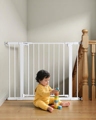 PLZOIT baby gate stairs-width 29.5-40.5 inches keeps children safe