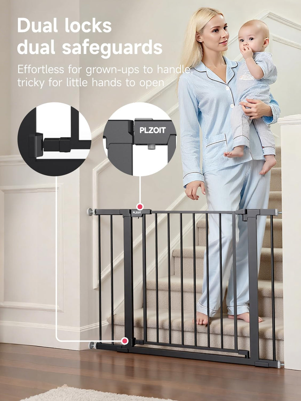 PLZOIT walk-through gate enables easy passage through busy hallways