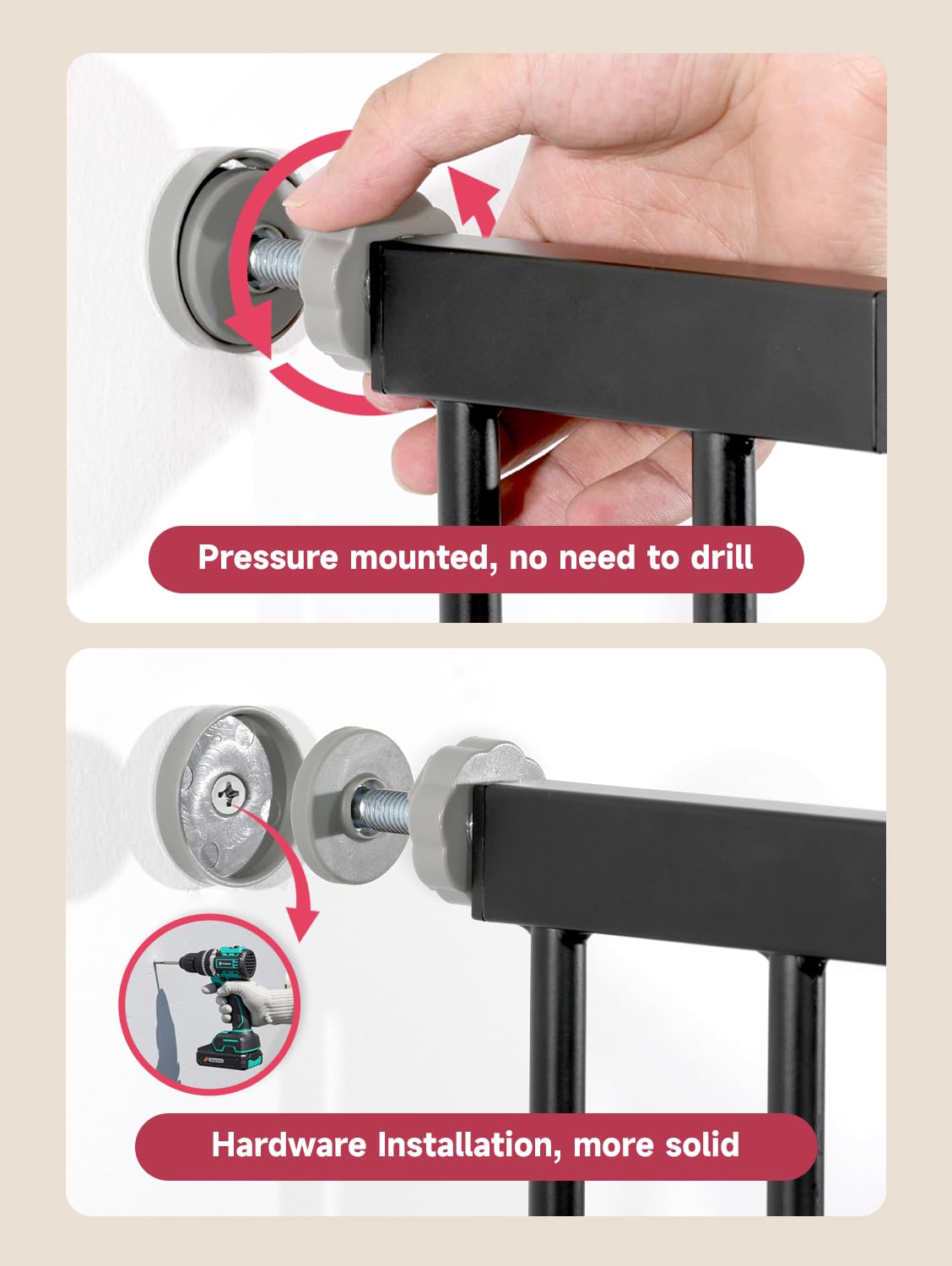 PLZOIT wall protector helps prevent wall marks during setup