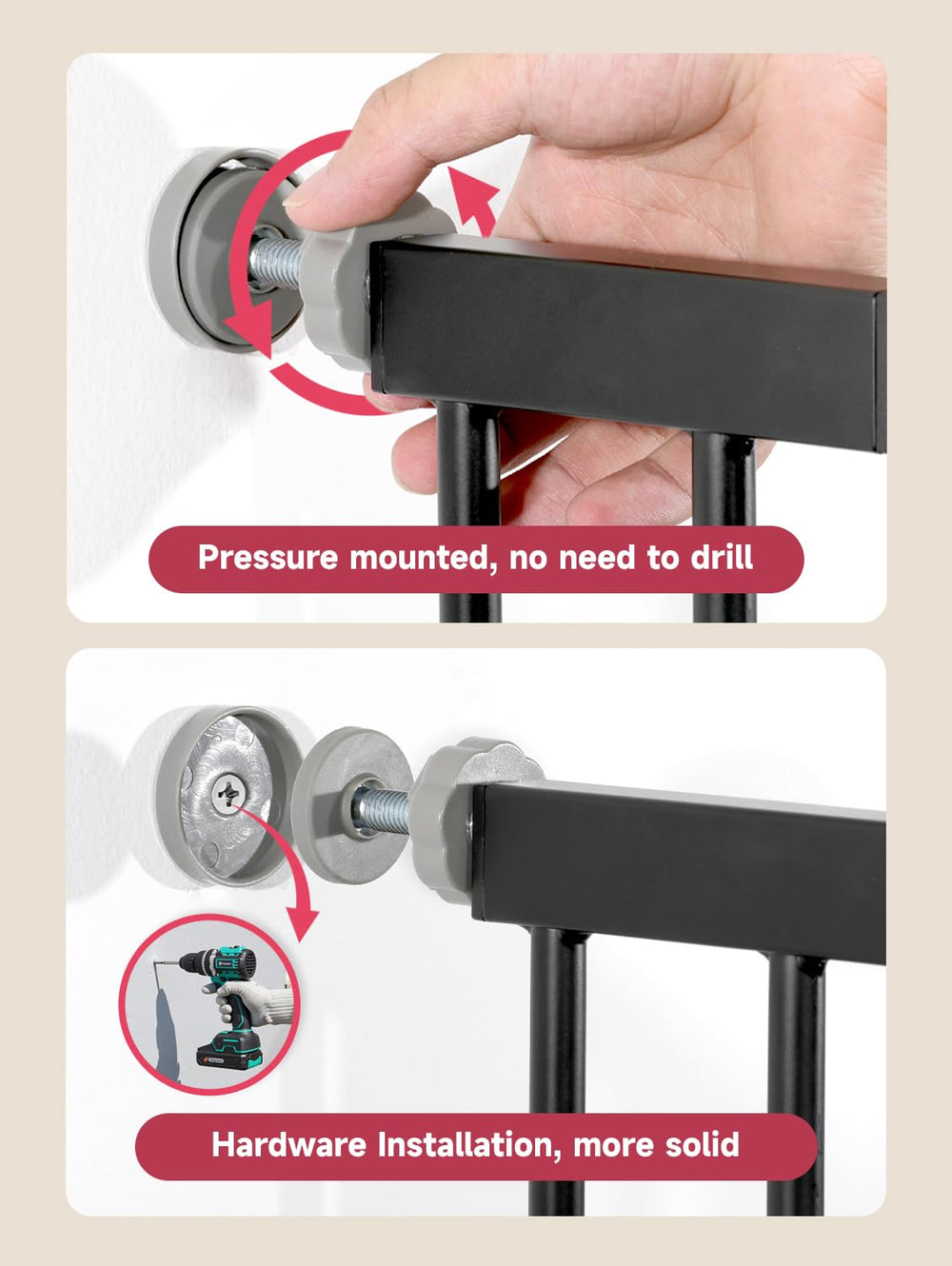 PLZOIT wall protector helps prevent wall marks during setup
