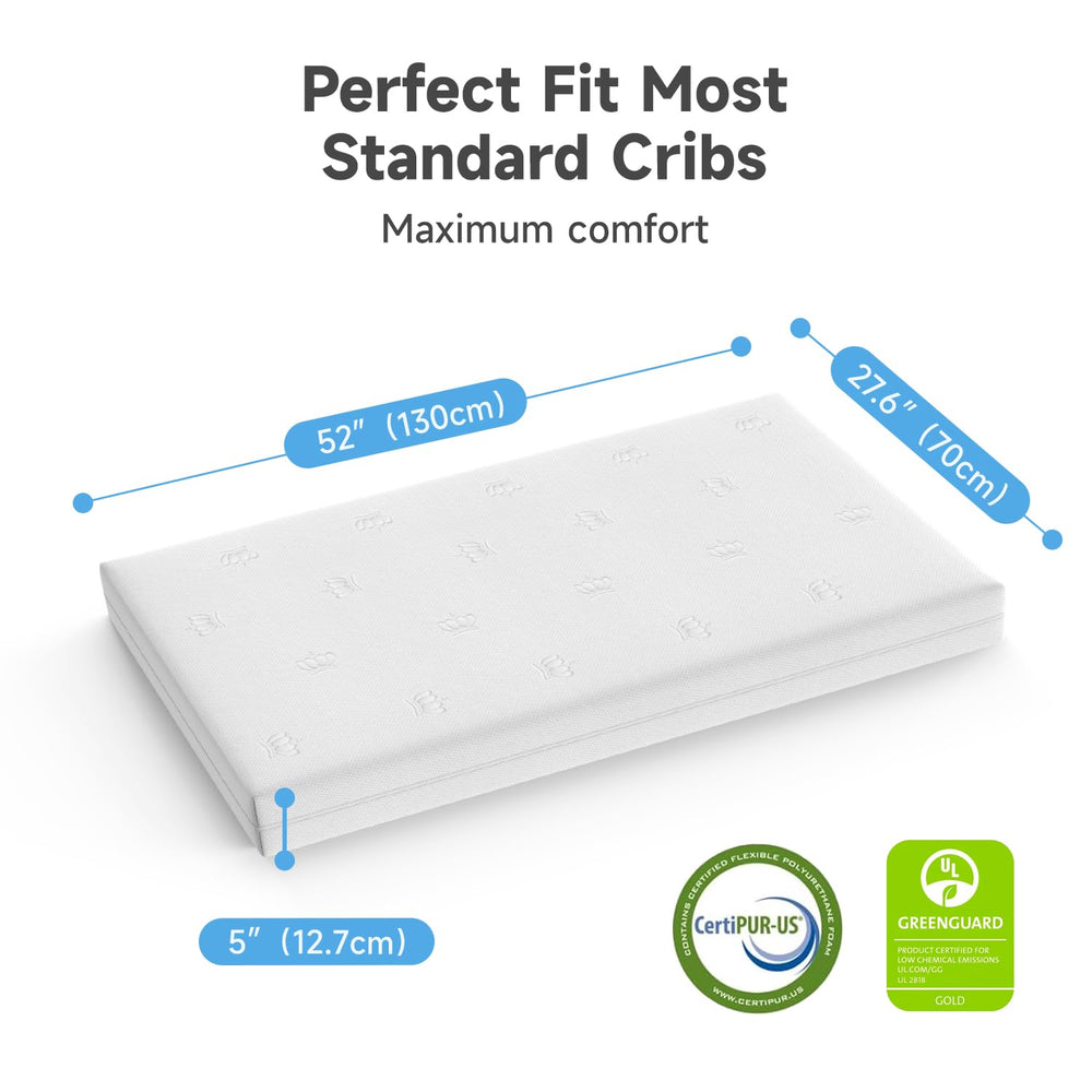 PLZOIT dual-sided design for infants and toddlers promotes age-appropriate comfort and spine support.