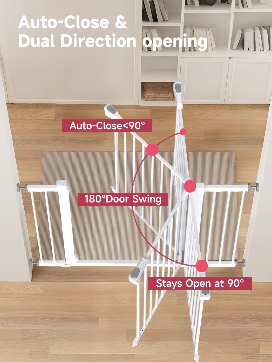 PLZOIT extension kit expands to fit 29.5 to 46 inches.