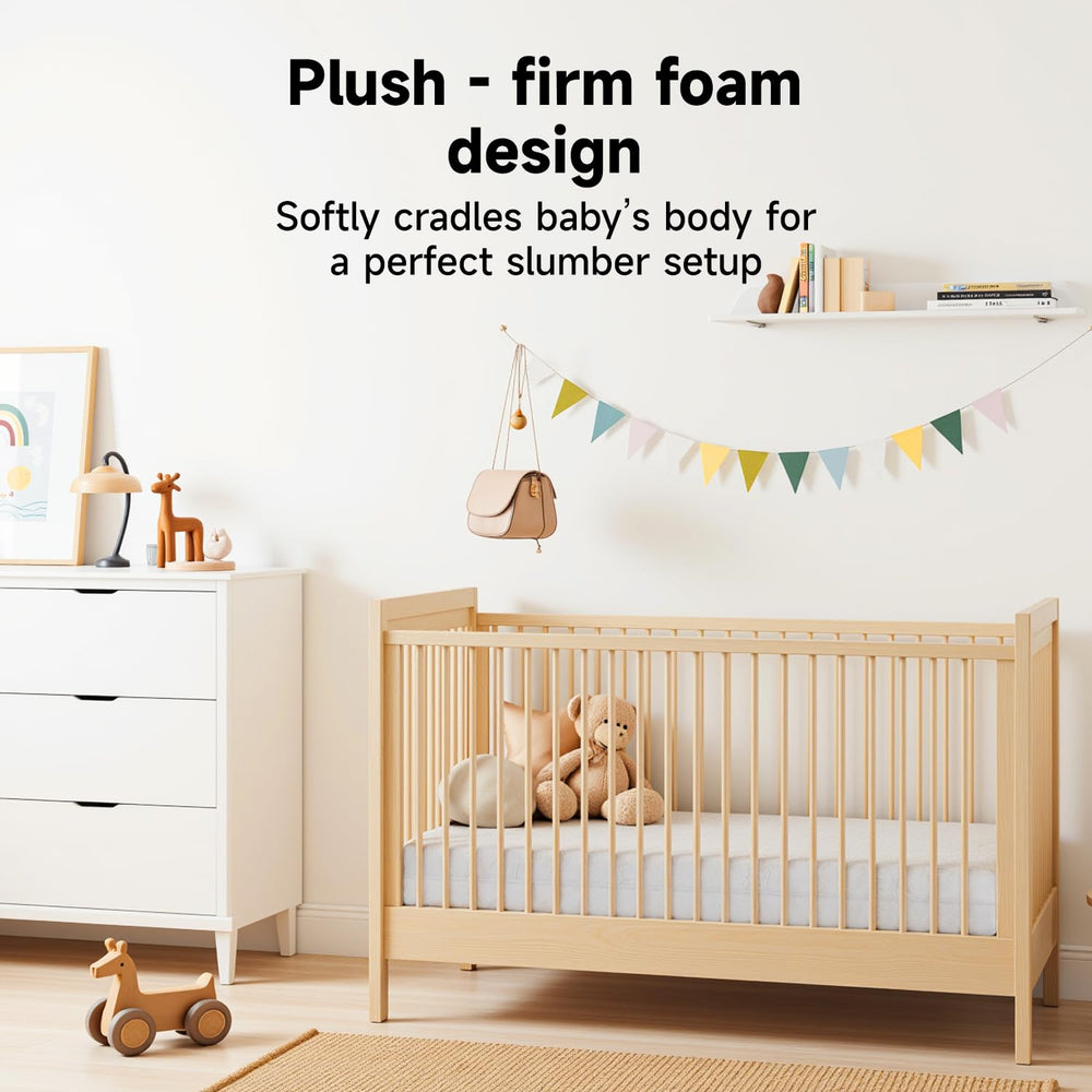 PLZOIT machine-washable cover simplifies cleaning routines for busy parents.