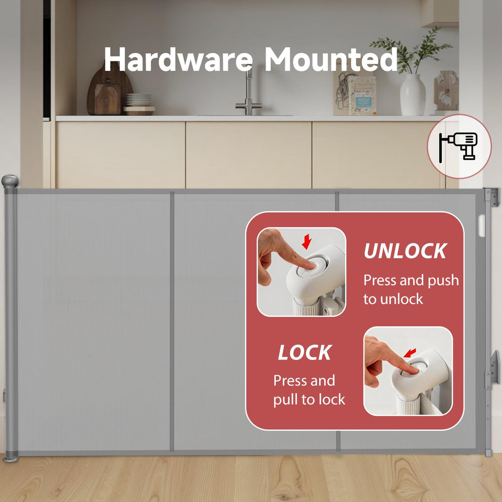 PLZOIT gate suitable for indoor and outdoor use in multiple spots.