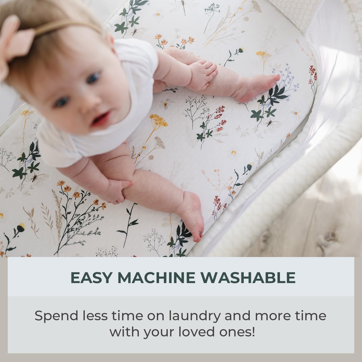 Pobibaby colorfast durable fabric closeup preserves vibrant colors