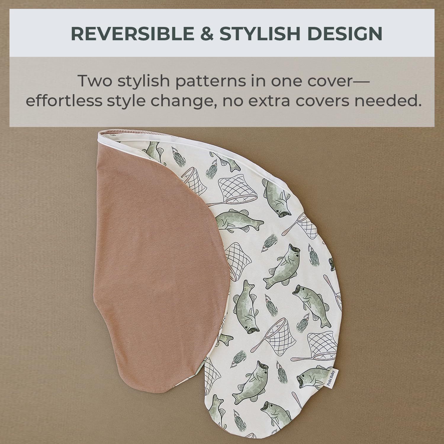 Pobibaby hidden zip safety keeps baby protected during use.