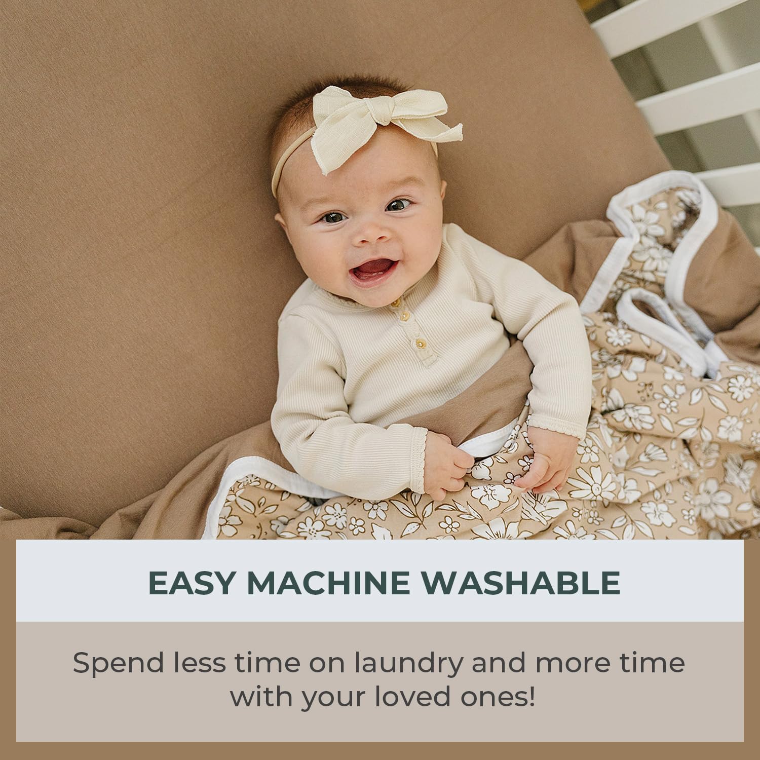 Pobibaby Meadow two-pack crib sheets make a practical baby registry gift idea.