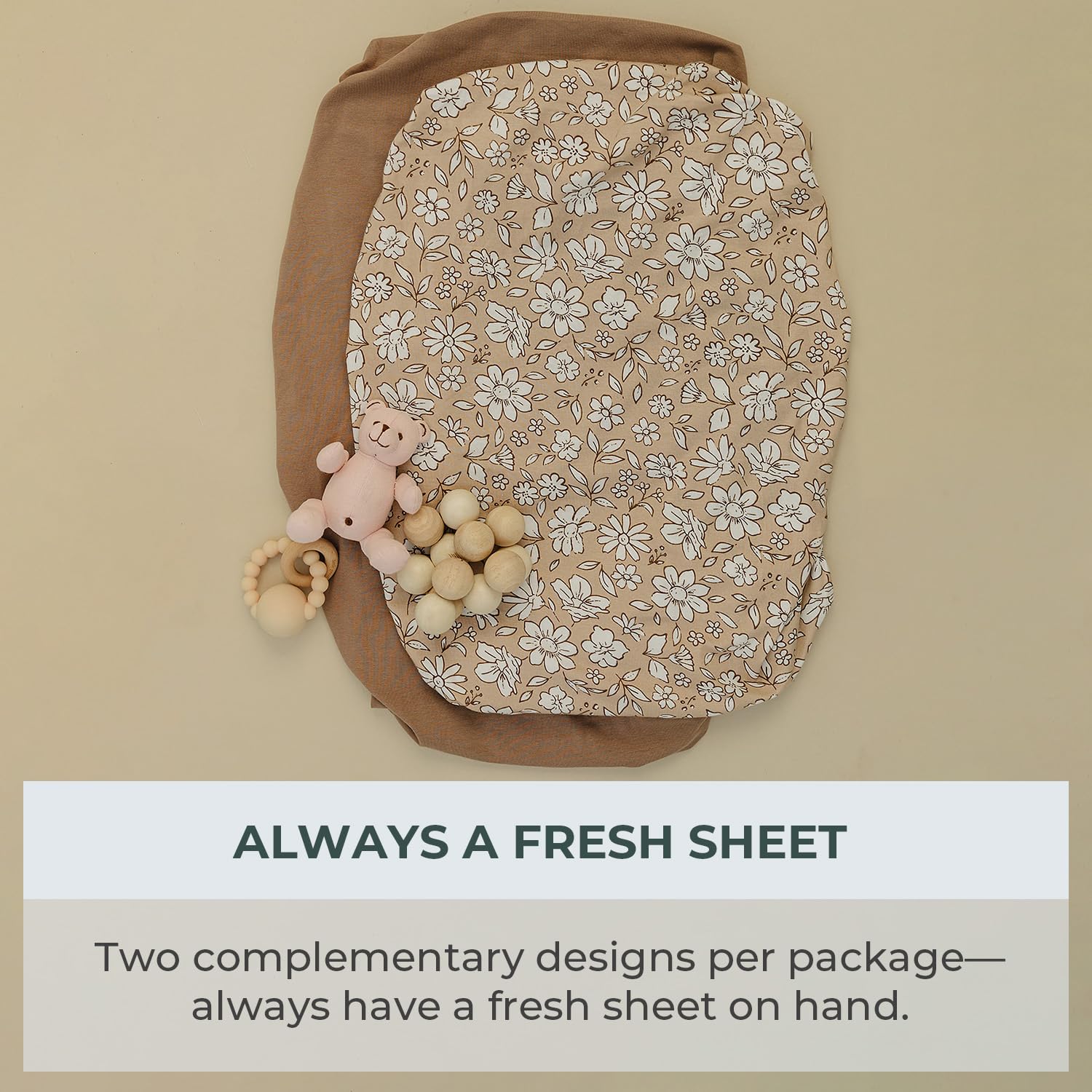 Pobibaby Meadow colorfast sheets endure washing while staying vibrant