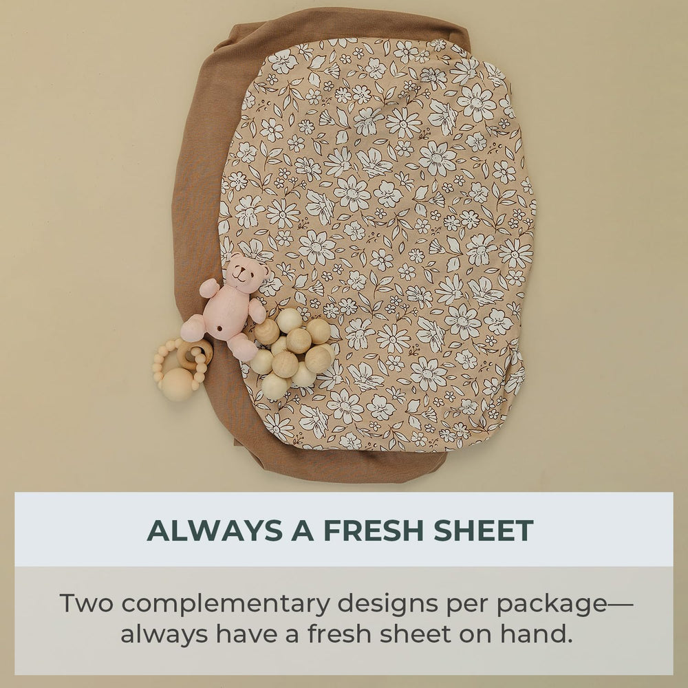 Pobibaby Meadow colorfast sheets endure washing while staying vibrant